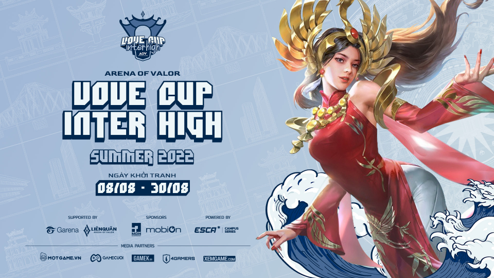 Hơn 500 đội tuyển tranh tài tại giải đấu Liên Quân Mobile: VOVE Inter High Cup Summer 2022 